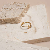 Bague Croix Élégance Minimaliste