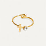 Bague Croix Élégance Minimaliste