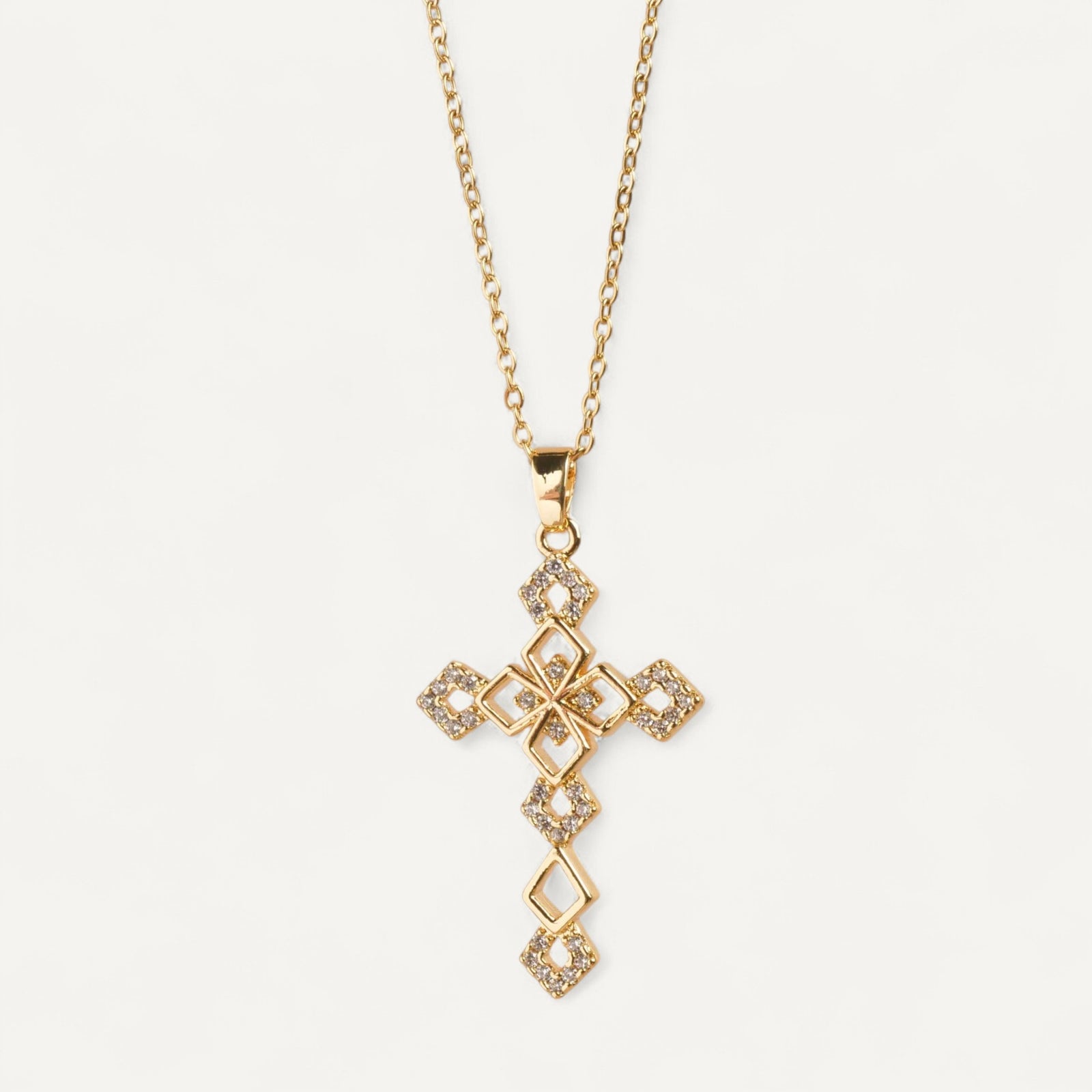 Collier Croix Royale Étoilée