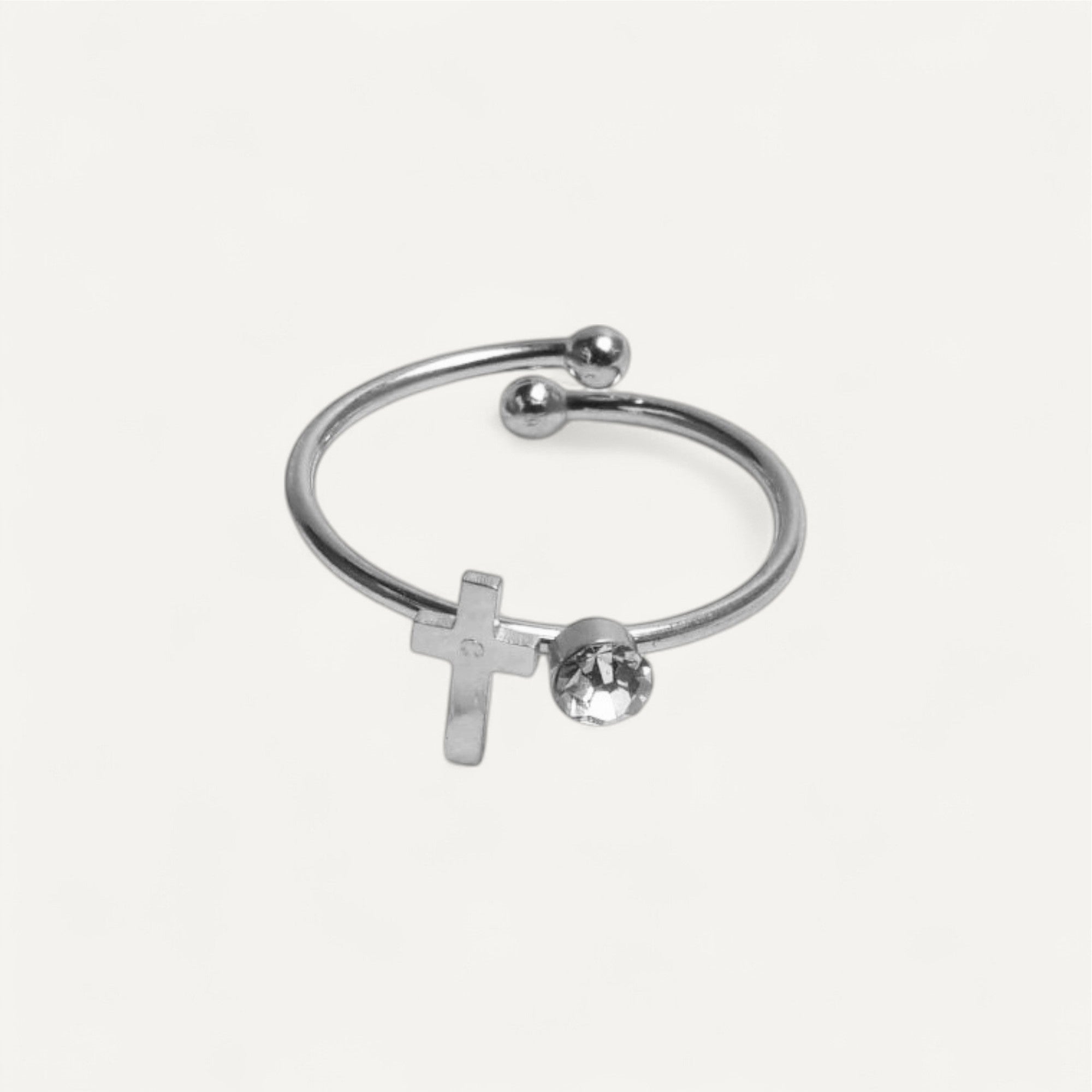 Bague Croix Élégance Minimaliste
