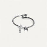Bague Croix Élégance Minimaliste