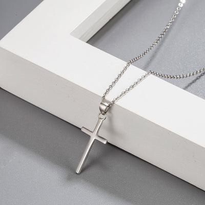 Stainless steel cross necklace