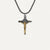 Bicolor Sterling Silver Cross pendant