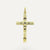 Catholic gold cross pendant