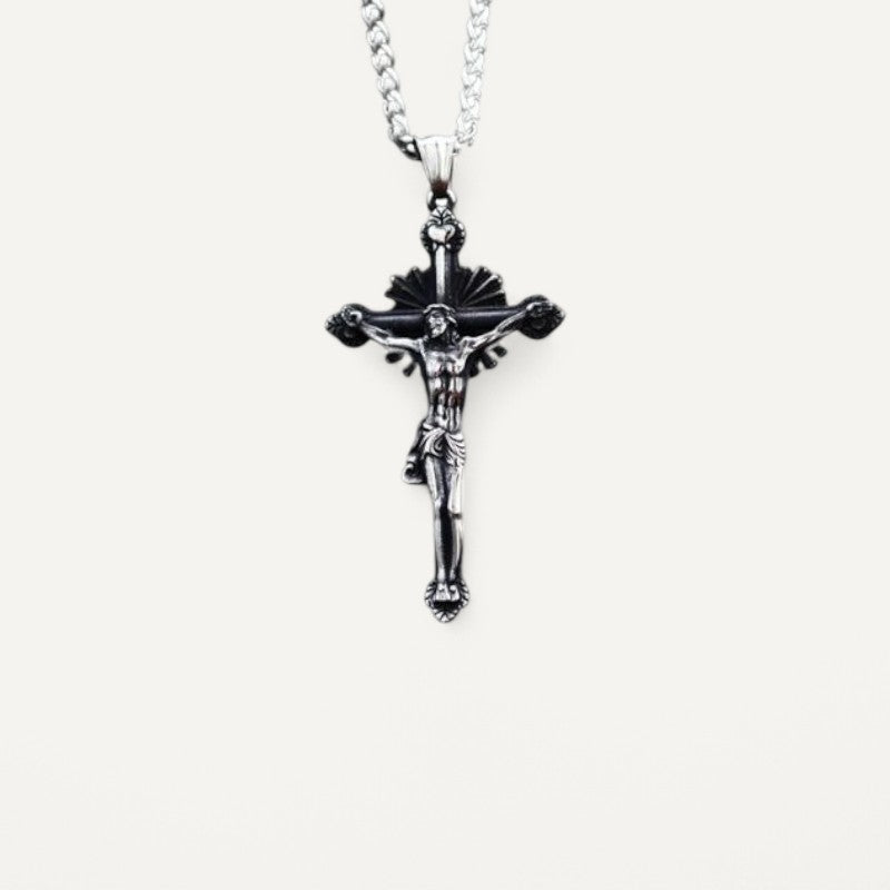 Crucifix cross pendant