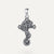 Silver Gothic cross pendant