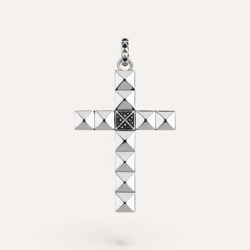 Relief cross pendant