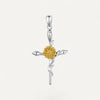 Pendentif Croix Tournesol