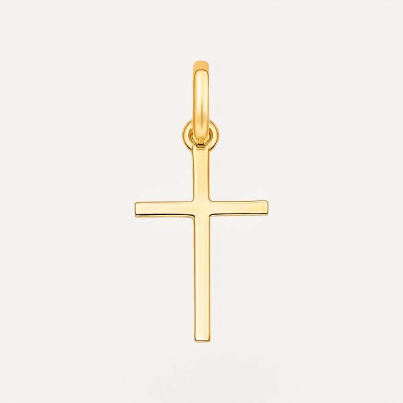 Silver cross pendant