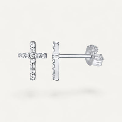 1 Zirconium Crystal Cross Piercing