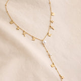 Collier Croix Sautoir à Breloques