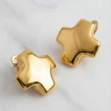 Boucles d’Oreilles Croix Étoile Vintage