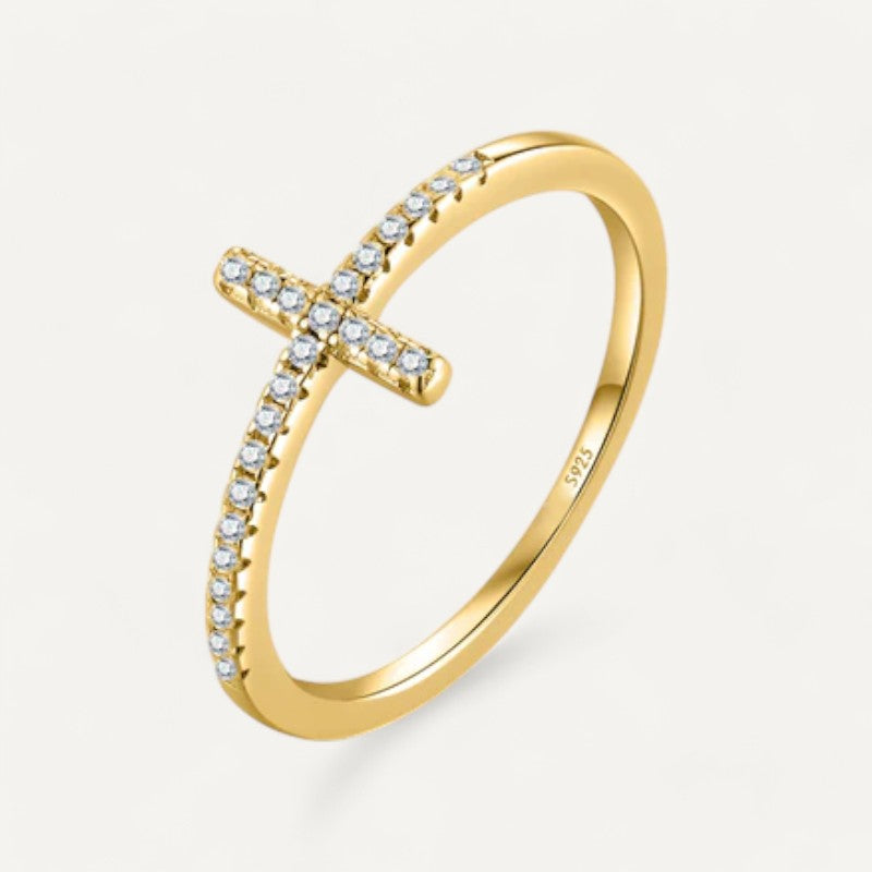 Ring Kreuz Diamant