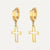 Simple Cross Earrings