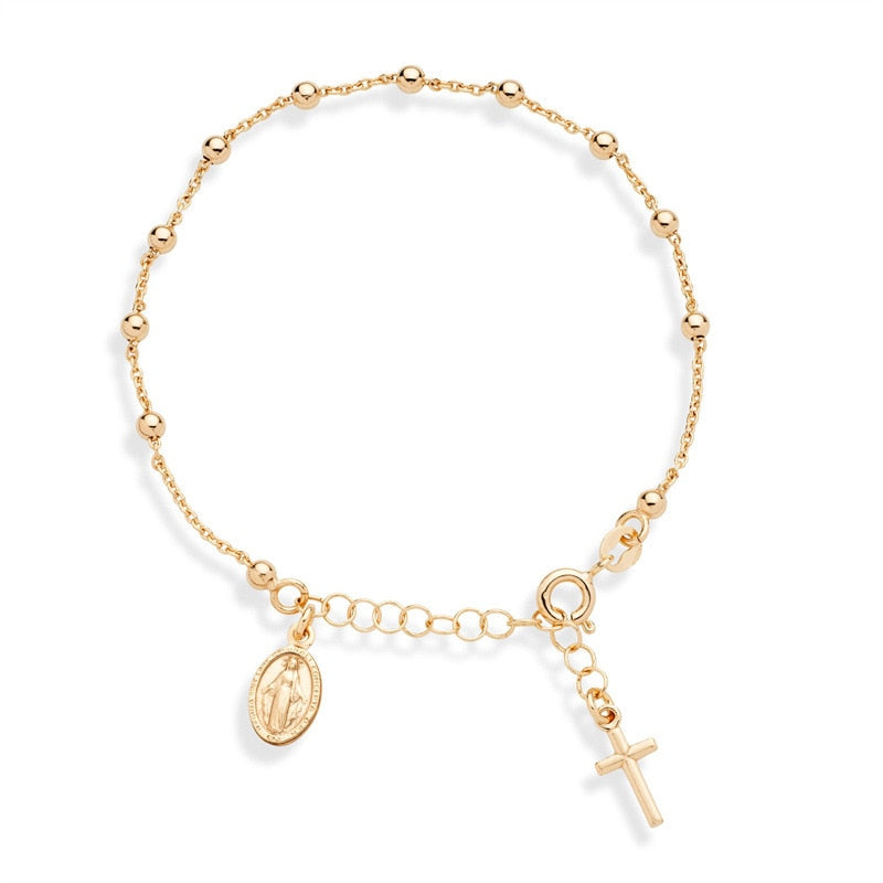 Bracelet Croix Vierge Marie