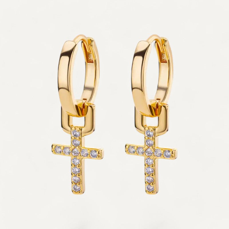 Cross earrings