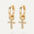 Brilliance Cross Earrings