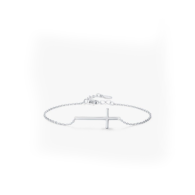 Bracelet Croix Argent pour Femme