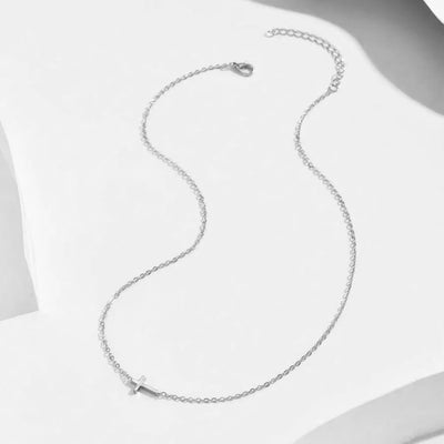 Collier Croix Fine