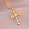 Chic Christliches Kreuz Halsband