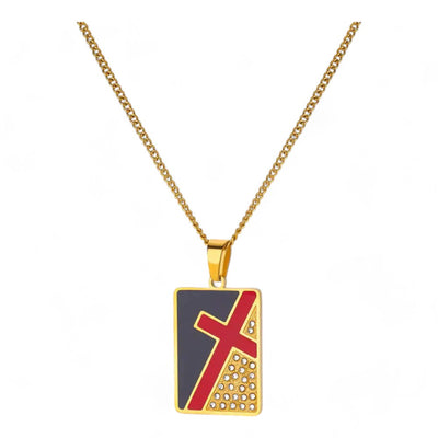 Collier Croix Moderne