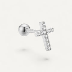 Little cross piercing