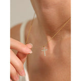 Collier Croix Aura Lumineuse