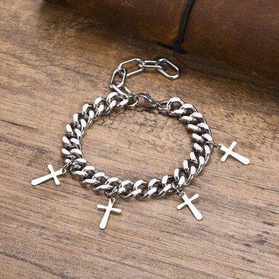 Bracelet Croix Éclatant