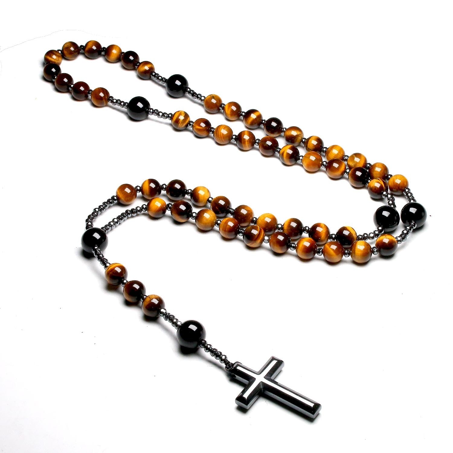 Natural Stone Rosary for Men