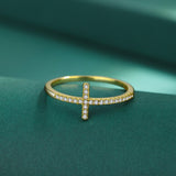 Bague Croix Diamant
