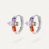 Kreolen Ohrringe Kreuz