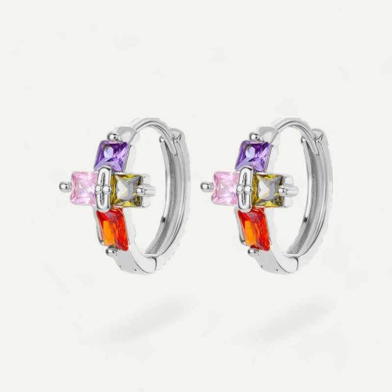 Creole Croix Earrings