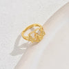 Bague Vierge Marie Fleurie