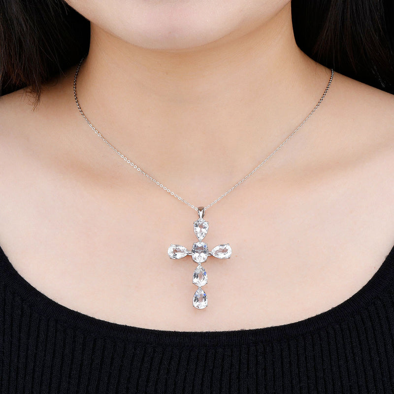 Silver Cross Necklace