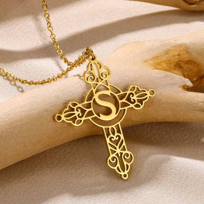 Personalized Cross Necklace