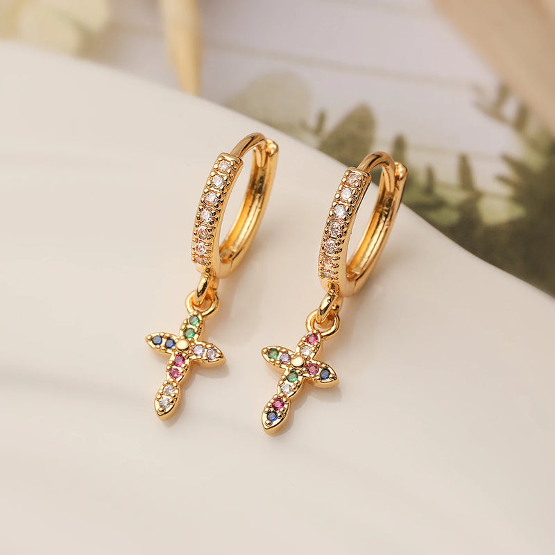 Boucles Croix Lumière