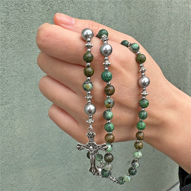 Green Marble Rosary
