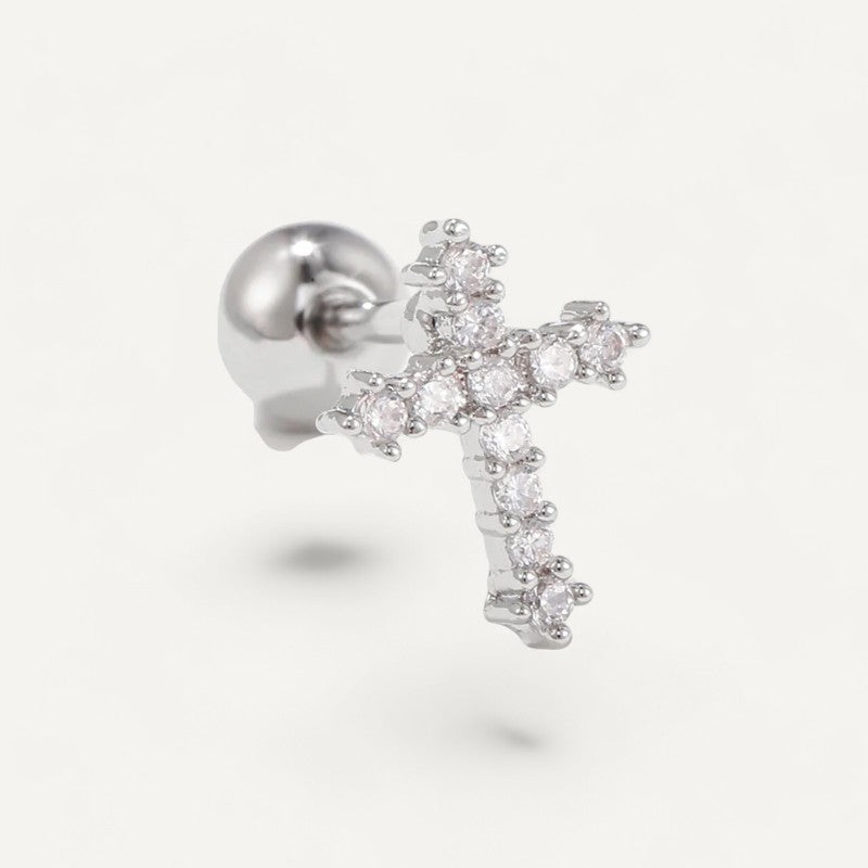 Einfaches Kreuz-Piercing