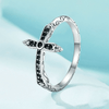 Gothic Silver Cross Ring