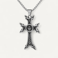 Collier Croix Arménie Argenté