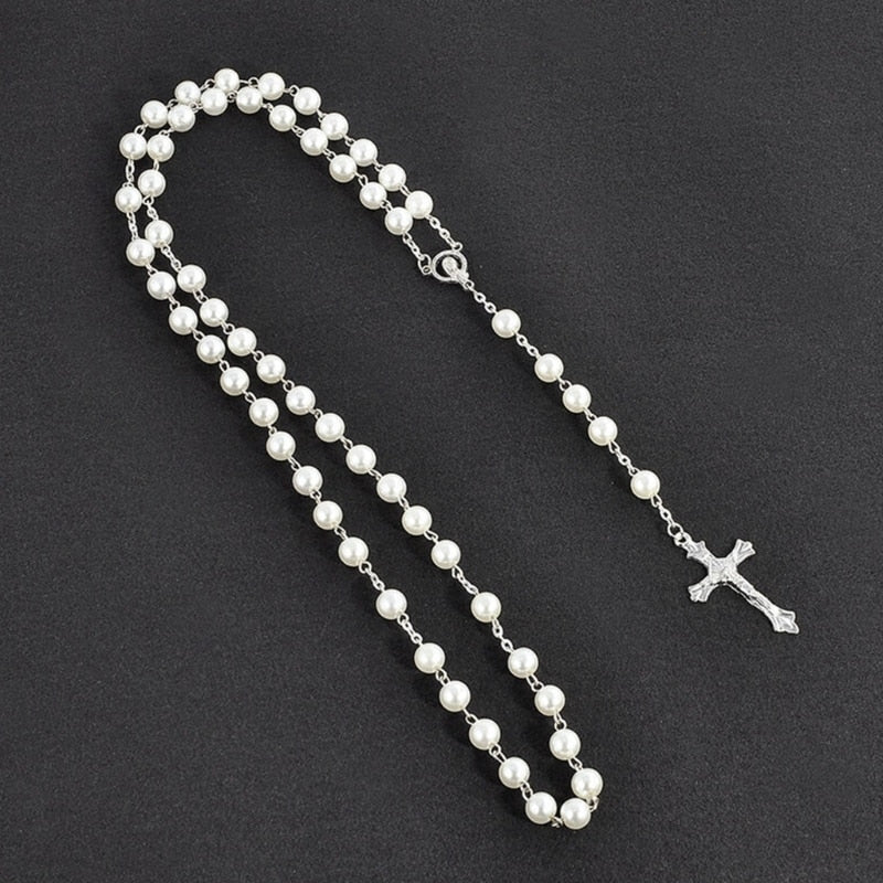 White Stone Rosary