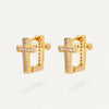 Double Cross Earrings