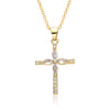 Collier Croix Cristalline