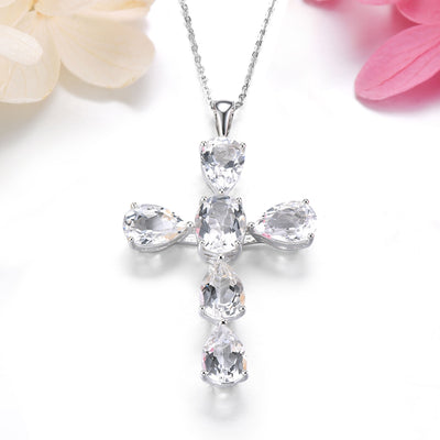 Silver Cross Necklace