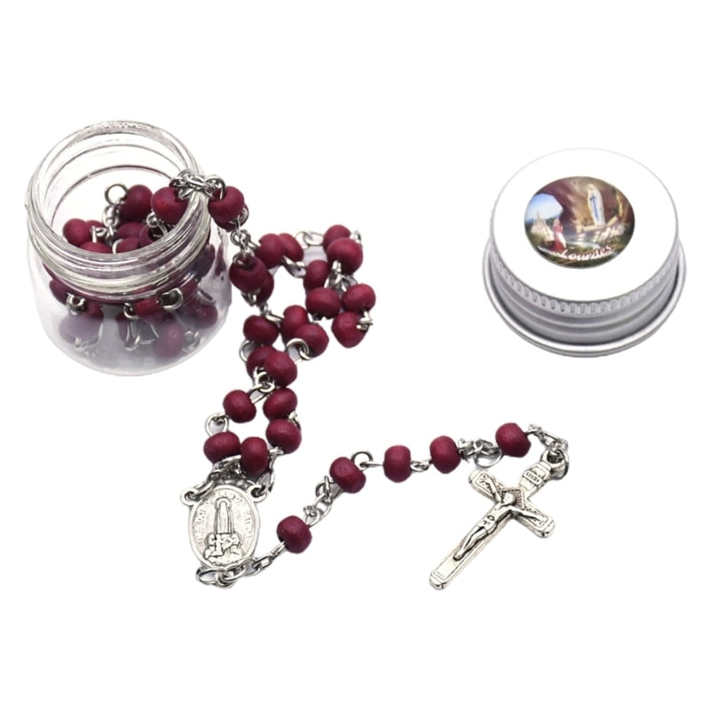 Red Catholic Rosary