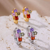 Kreolen Ohrringe Kreuz