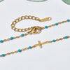 Cross Pendant Choker Necklace for Women