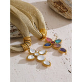 Collier Croix sur Maille Tressée