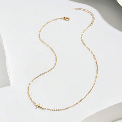Collier Croix Fine