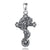 Silver Gothic Cross Pendant
